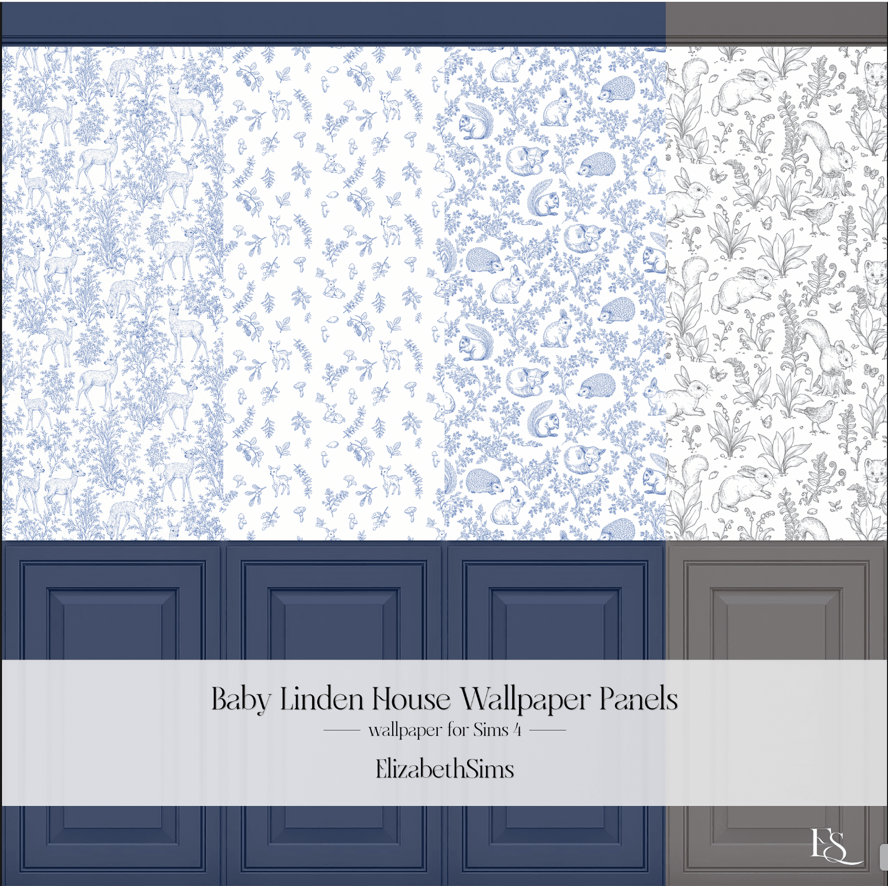 Обои Baby Linden House Wallpaper Panels